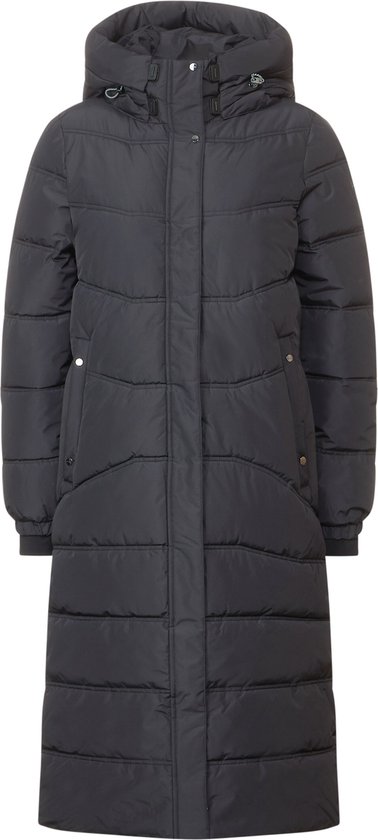 Long Quilted Jacket w. Teflon