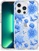 Case voor iPhone 13 Pro Max Flowers Blue