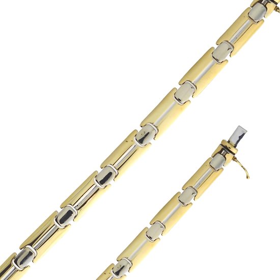 Bracelets à maillons Or Homme 19,5 cm 7 mm 14 carats