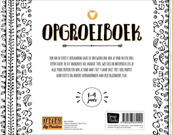 ImageBooks O'Baby Opgroeiboek (by Pauline) - Pauline Oud