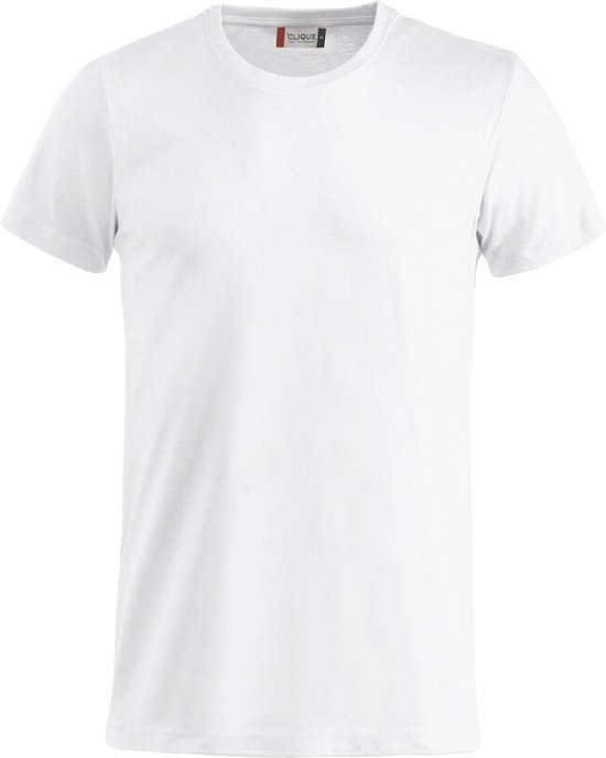 Clique 2 Pack Basic Fashion-T T-shirt à la mode couleur Wit taille 3XL