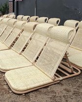 Strand inklap stoeltje, Rotan Beach chair, inklap stoel, Ibiza Style
