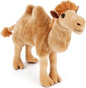 Zacht knuffeldier voor kinderen, kameel (25 cm), safaridierencollectie, pluche speelgoed