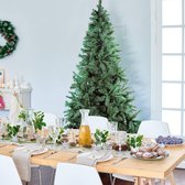 Sapins de Noël, arbre de Noël vert, arbre de Noël artificiel de 2,1 m avec 1000 pointes, arbre de Noël vert et support en métal solide