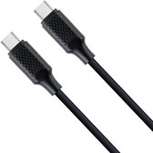 USB-C Kabels Oplaadkabel USB-C Kabel (60W) - USB C naar USB C Datakabel - Zwart - 1,5 meter