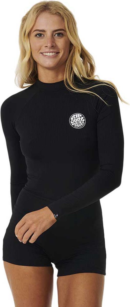 Rip Curl Womens Eco Premium Surf Boyleg UV Surf Suit - Bla