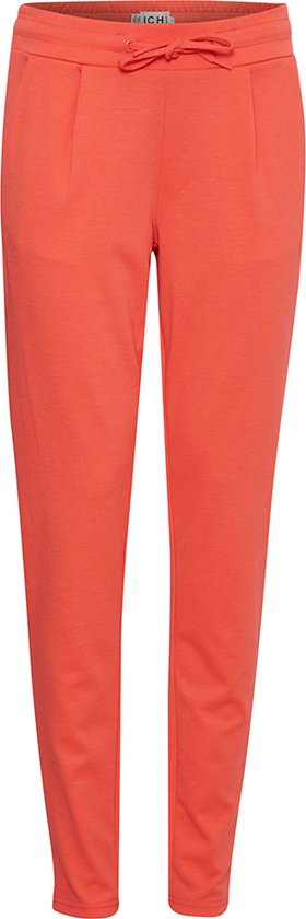 Pantalon ICHI Kate - Hot Coral - Taille XS