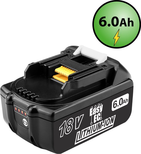 Foto: Makita 18v vervangende accu 6 0ah bl1860 led display 6000mah compatibel 18v batterij voor makita power tools