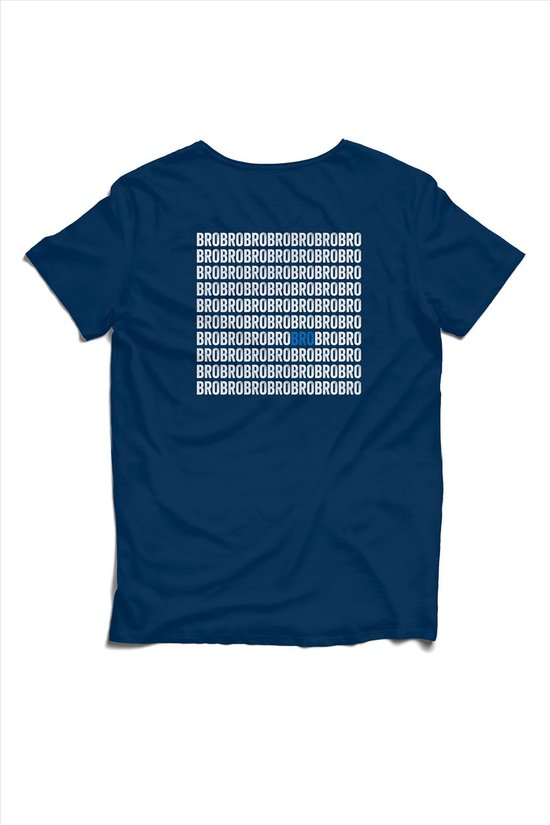 Brooklyn - Donkerblauwe Bro T-shirt | Broer | Vriend | Jongeren | Cadeau - Maat S