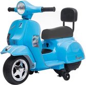 ShopbijStef - Mini scooter - Elektrische mini scooter - Vespa - Vespa kinderscooter - Scooter speelgoed - Vespa mini scooter - Scooter Met LED Verlichting - Met Gratis Nummerplaat - Blauw