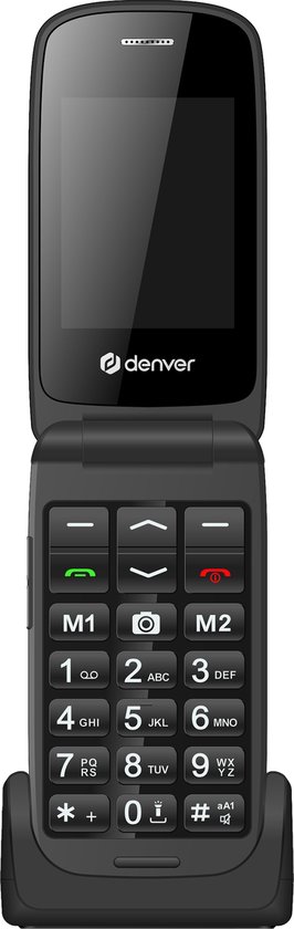 Téléphone portable pour personnes âgées de Denver - INCL. CARTE SIM PRÉPAYÉE  - Grandes