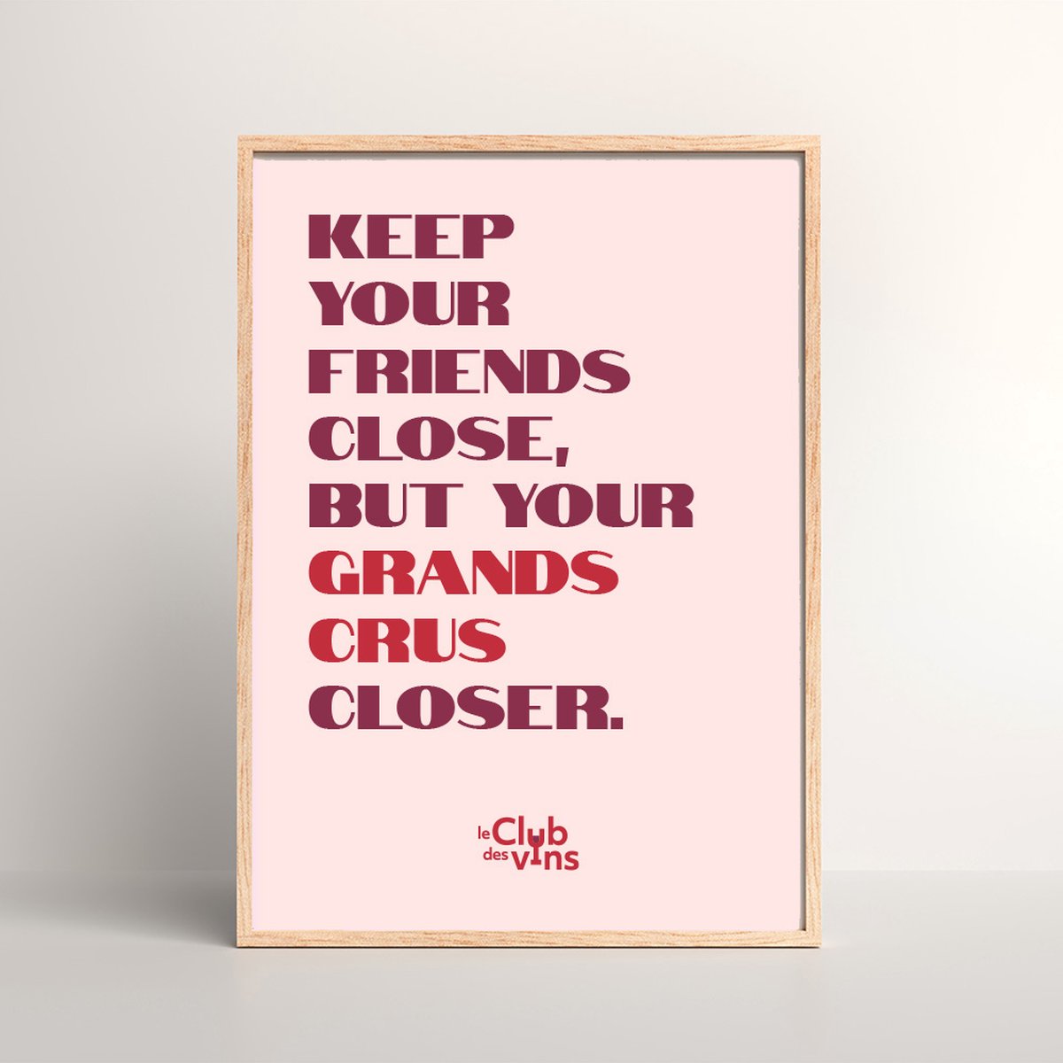 Poster A3 - Wijn - Grands Crus - wijnliefhebber