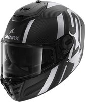 Shark Spartan RS Carbon Shawn Matt Carbon Zwart Argent DKS Casque Intégral L