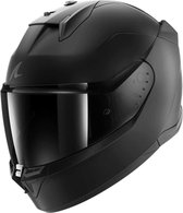 SHARK D-SKWAL 3 DARK SHADOW EDITION Mat Black - ECE goedkeuring - Maat L - Integraal helm - Scooter helm - Motorhelm - Zwart - Geen ECE goedkeuring goedgekeurd