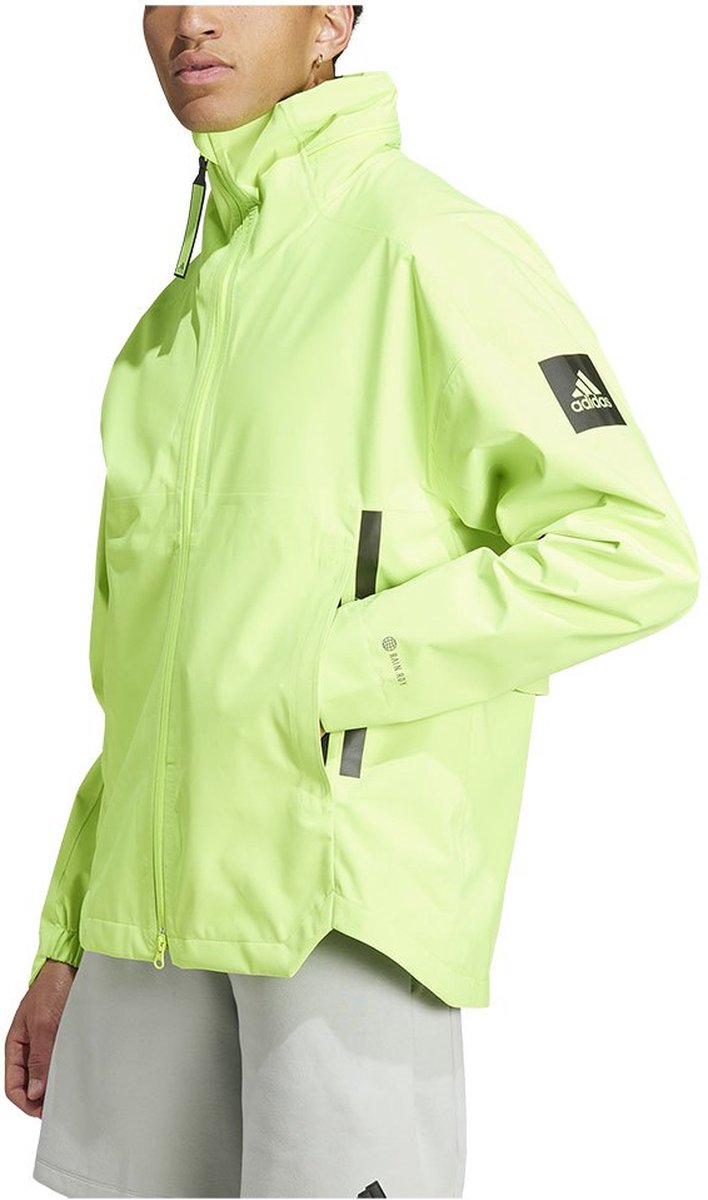 Adidas Myshelter Rain.rdy Jas S Man Groen