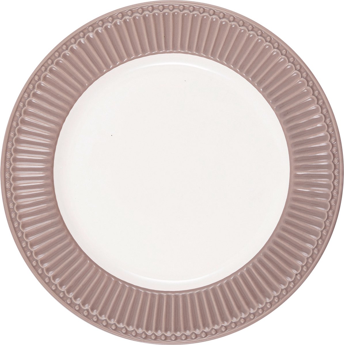 GreenGate Dinerbord Alice hazelnut bruin Ø 26.5cm