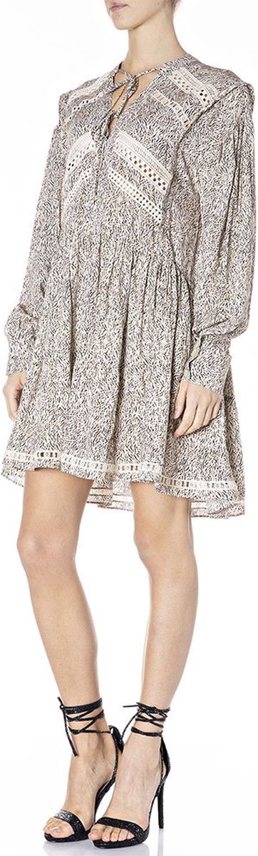 Replay W9709.000.73498 Jurk Beige XL Vrouw