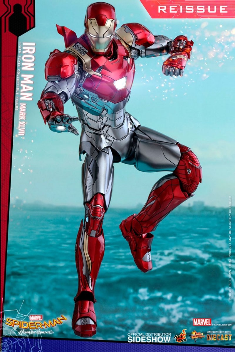 Hot Toys: Spider-Man Homecoming - Iron Man Mark XLVII 1:6 scale Figuur - Hot toys