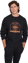 Umbro Collegiate Graphic Sweatshirt Zwart XL Man