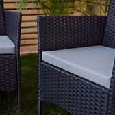 Garden Chair Cushion for Rattan Chair, Outdoor Lightweight Replacement Furniture Cushion, Waterproof Patio Furniture Chair Padding, Comfortable, Durable and Easy to Clean (Grey, 1)