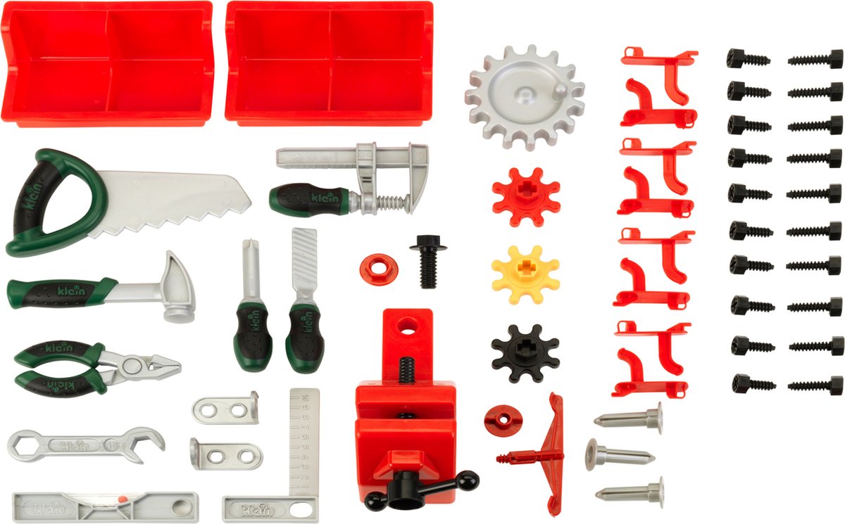 Klein Toys - Bosch mini speelgoed gereedschapsset - 82 accessoires - — afbeelding 7