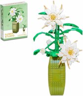 Bloemen bouwpakket - Flower Studio Epiphyllum - Bloemen bouwset bestaande uit 548 bloemen bouwstenen - Bloemboeket Bouwset