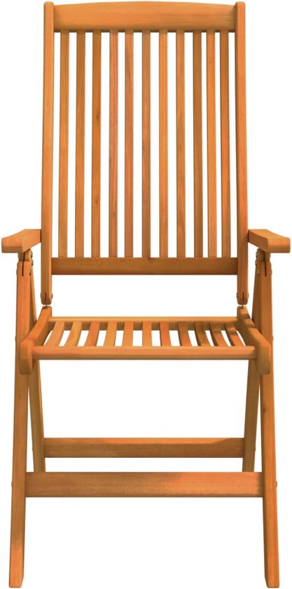 vidaXL Tuinstoelen 4 st inklapbaar massief eucalyptushout, houten tuinstoel, zetel, zitmeubel, buitenstoel, stoel, terrasstoel, balkonstoel