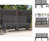 vidaXL Houten Tuinbank - Tuinbank - 157.5 x 48 x 91.5 cm - Massief grenenhout - Tuinbank