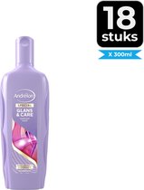 Andrélon Shampoo Glans & Care - 300ml - Voordeelverpakking 18 stuks