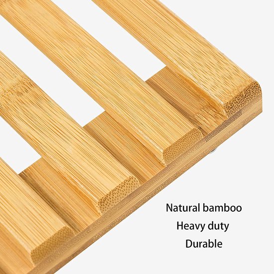 IDZO 2 stuks houten plantenhouder met wielen, heavy duty, capaciteit