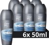 Dove Men+Care Advanced Clean Comfort Anti-Transpirant Deodorant Roller - 6 x 50 ml - Voordeelverpakking