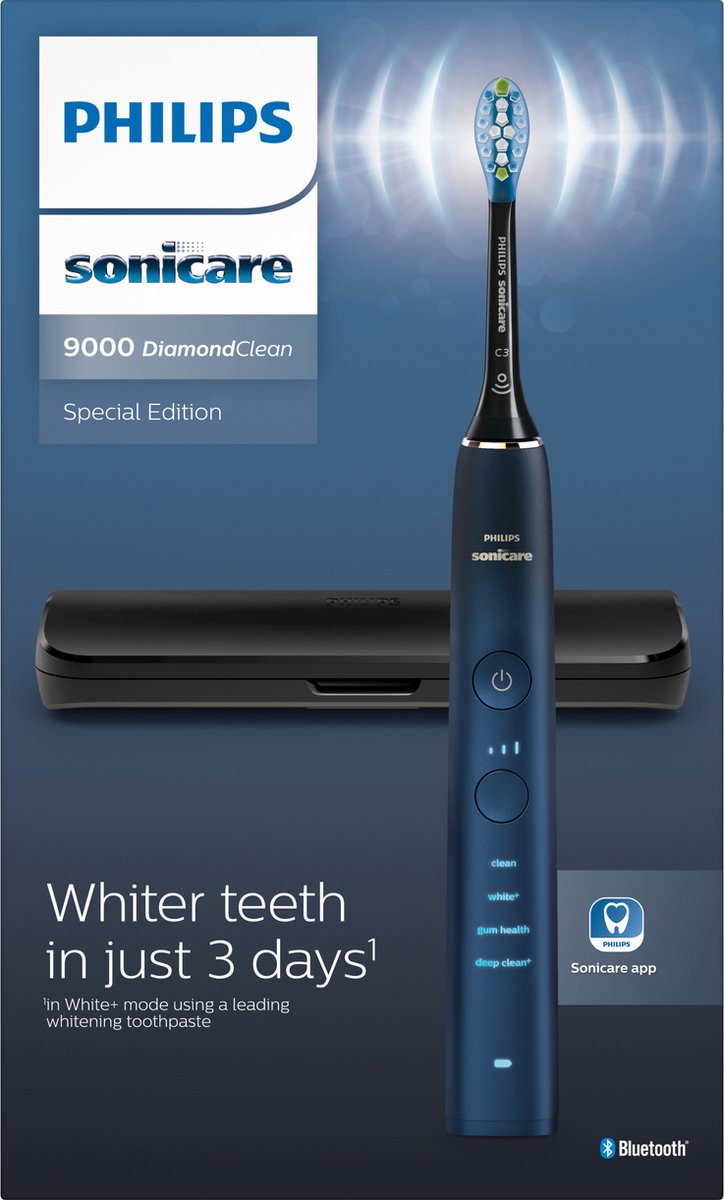 Afbeelding 3 van Philips Sonicare DiamondClean HX9911/88 - Elektrische tandenborstel - Aquamarine/Zwart
