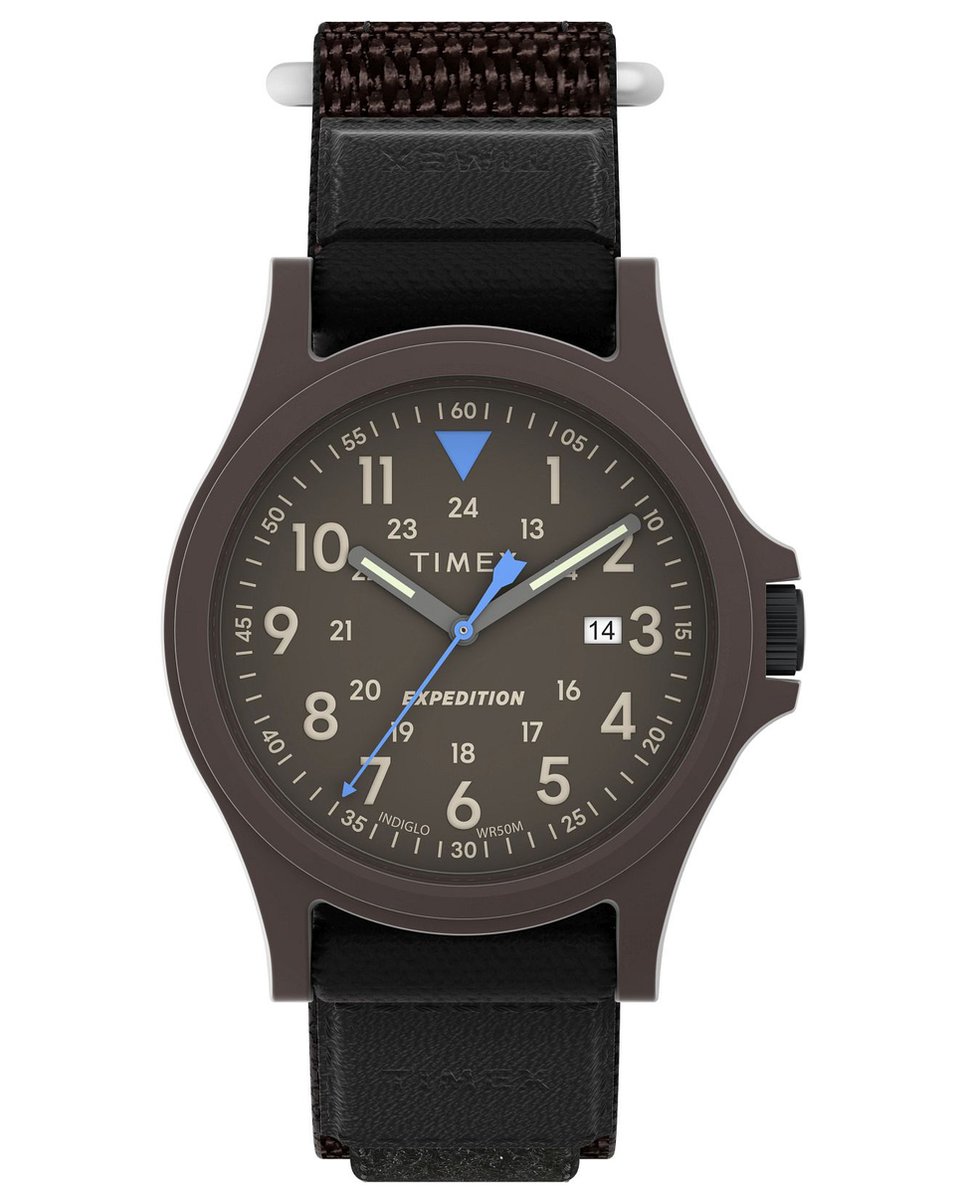 Timex Expedition Acadia TW4B29400 Horloge - Textiel - Bruin - Ø 40 mm