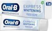 Oral-B Tandpasta 3DWhite Advanced Express Whitening Fresh Glow - 12 x 75 ml - Voordeelverpakking