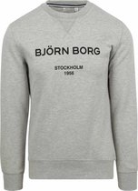 Bjorn Borg - Logo Sweater Grijs - Heren - Maat M - Regular-fit