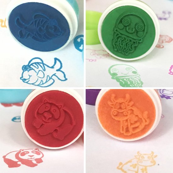 Set de tampons encreurs animaux - N/A - Enfant - 10.90