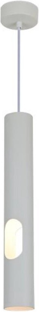 Geperforeerde Hanglamp 40cm voor GU10 Lamp - Aluminium - Zwart - Wit - SILUMEN