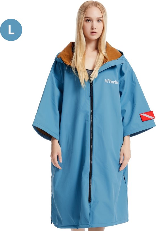 Livano Surf Poncho Pour Adultes - Serviette à Langer Douce - Femme & Homme - Taille L