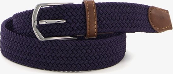 Gevlochten elastische riem stretch riem heren en dames beige