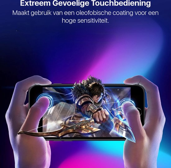 Protecteur d'écran iPhone 7 Plus - 2 pièces - Glas trempé 9H - Entièrement couvert - Anti-graisse - Verre de protection - Qualité militaire - Protecteur d'écran iPhone 7 Plus - Zwart