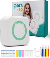 Pora&Co - Mini Printer voor Mobiel - Fotoprinter voor Smartphone - Groen