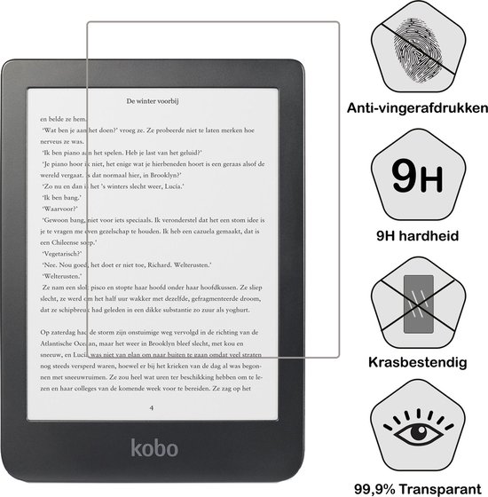 Hoesje Geschikt voor Kobo Clara HD Hoesje Luxe Bescherm Case Met Screenprotector - Hoes Geschikt voor Kobo Clara HD Hoes Book Cover - Vlinders van Hoesje  — afbeelding 3