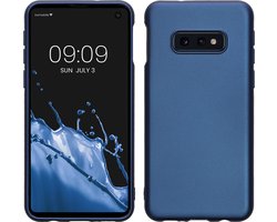 kwmobile telefoonhoesje geschikt voor Samsung Galaxy S10e - Hoesje voor smartphone - Back cover in metallic blauw
