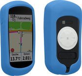 kwmobile hoes geschikt voor Garmin Edge Explore - Siliconen beschermhoes voor fietsnavigatie - blauw