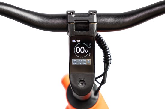 Ostrichoo Caesar E-Bike (oranje): Revolutionaire 540WH FastCap Batterij - Snelste Oplaadtechnologie, 120km Bereik, Brandveilig, Bafang Middenmotor, Onderhoudsvrij Comfort met Antilek Banden van Ostrichoo — afbeelding 5