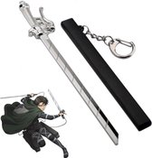 Living by ROKA® Attack on Titan sleutelhanger | Shingeki no Kyojin | Levi | Ehren | Mikasa | Survey corps | Anime | Manga | Cosplay | Decoratie zwaard