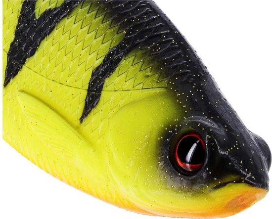 Westin Ricky the Roach Shadtail - Headlight - 14cm - 42g - Geel van Westin — afbeelding 2