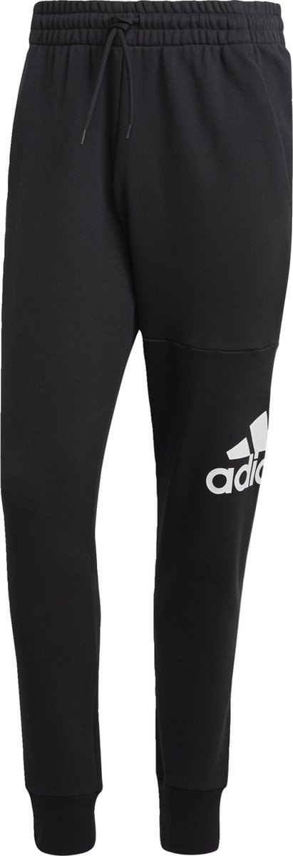 adidas Sportswear Essentials French Terry Tapered Cuff Logo Broek Heren Zwart