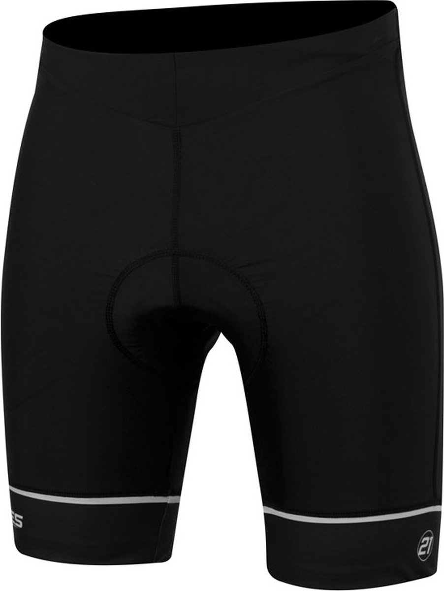 Fietsbroek dames zonder bretels K Lucky zwart-XS
