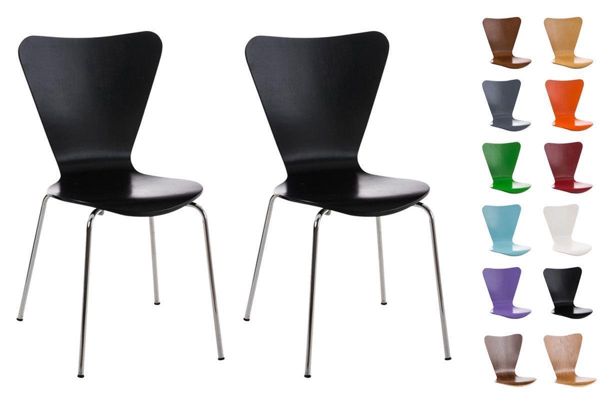 CLP Calisto 2x Bezoekersstoel zwart